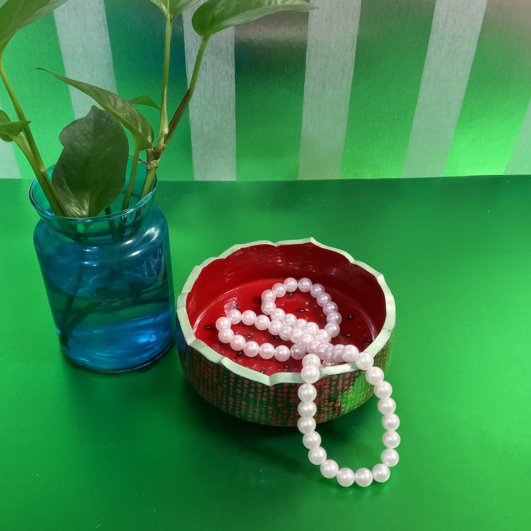 سفارش کاسه سفالی با طرح و رنگ دلخواه از فروشگاه رینبوآرت