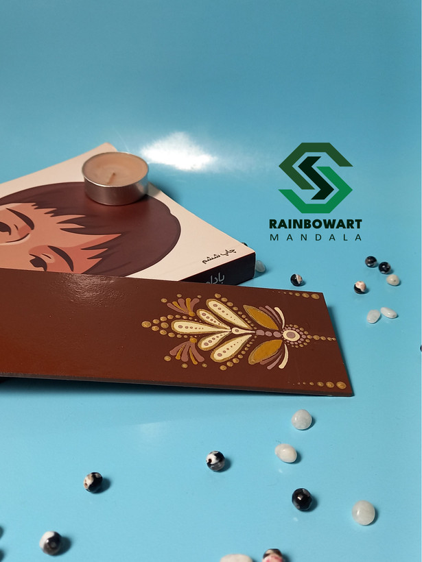 سفارش بوکمارک چوبی با طرح و رنگ دلخواه از فروشگاه رینبوآرت