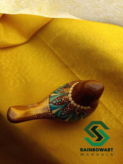 خرید مجسمه سفالی تزئینی پرنده از فروشگاه رینبوآرت