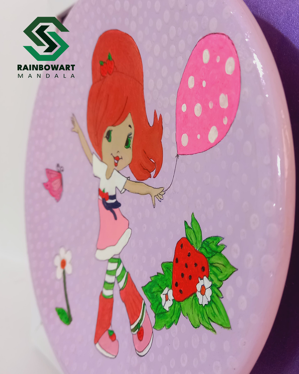 سفارش دیوارکوب سفالی کودکانه با طرح و رنگ دلخواه برای هدیه تولد با قیمت مناسب از فروشگاه رینبوآرت