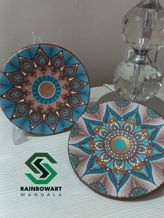 سفارش دیوارکوب سفالی با رنگ و طرح دلخواه از فروشگاه رینبوآرت