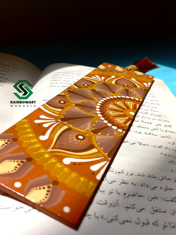 بوکمارک قهوه ای ماندالا و دات ماندالا با قیمت مناسب