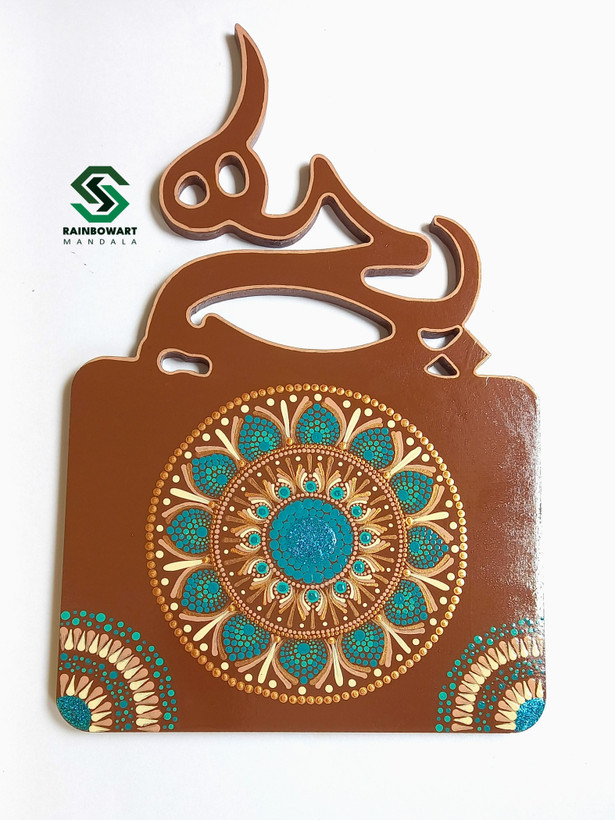 خرید تخته سرو آشپزخانه تزئینی طرح ماندالا و دات ماندالا