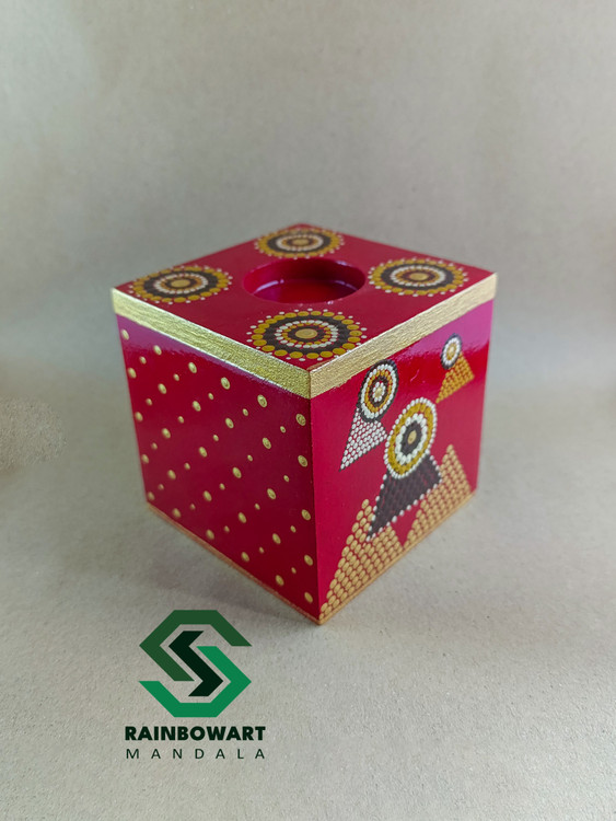 سفارش جاشمعی با رنگ و طرح دلخواه از فروشگاه رینبوآرت